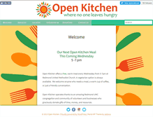 Tablet Screenshot of openkitchenredmond.com